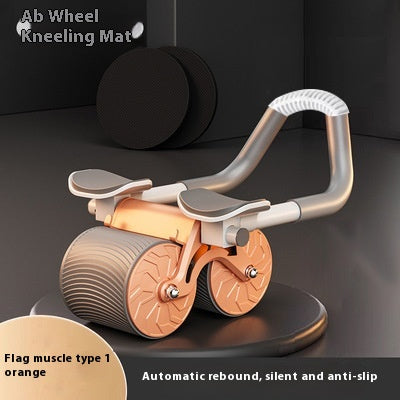 Rueda abdominal de rebote automático