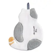 Toalla de Mano de Terciopelo de Coral con Diseño de Gato